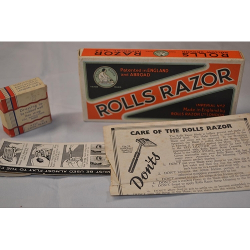 492 - Rolls Razor Imperial No. 2 in box & box of dressing