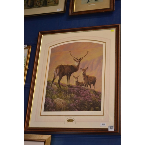 163 - John Silver, limited edition signed print 'Highland Majesty', framed and mounted 69 x 85cm