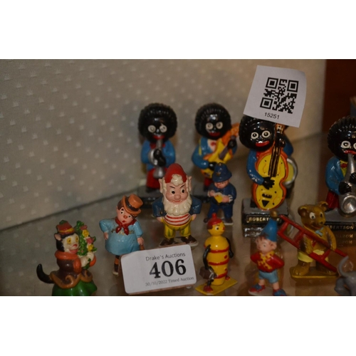 406 - Collection of Robertsons Golly figures and others.