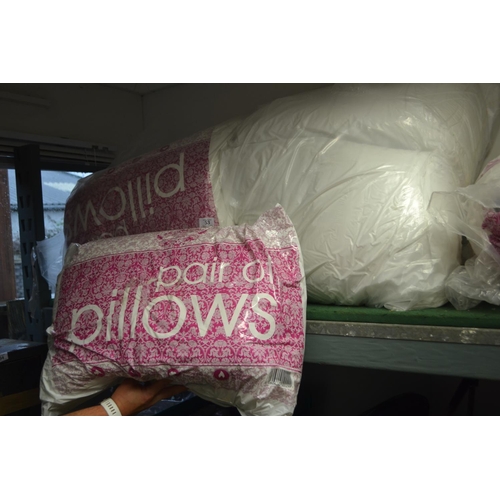 53 - 8x 2-packs of pillows, brand new.