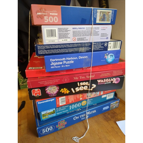 47 - 10 boxed jigsaw puzzles