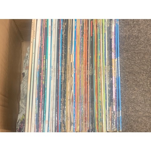 262 - Vinyl collection over two boxes, mostly compilations inc. The Best of Motown