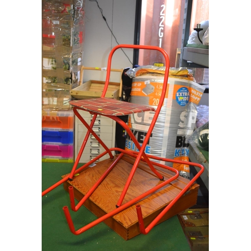 127 - Vintage children's desk & chair