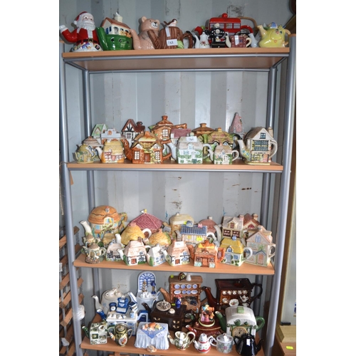 162 - Approx. 150 various teapots. Various styles, sizes etc. Some may be missing lids, some with minor da... 