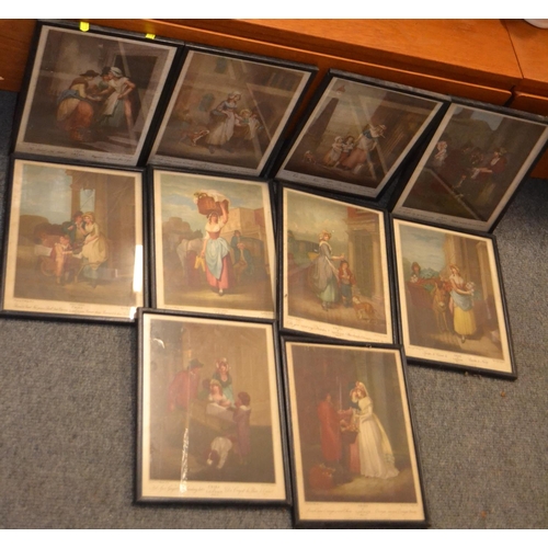 309 - 10, Cries of London, framed prints.