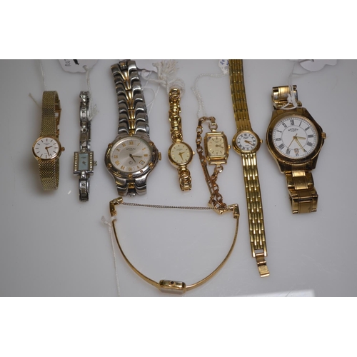 440 - Eight Rotary quartz watches
