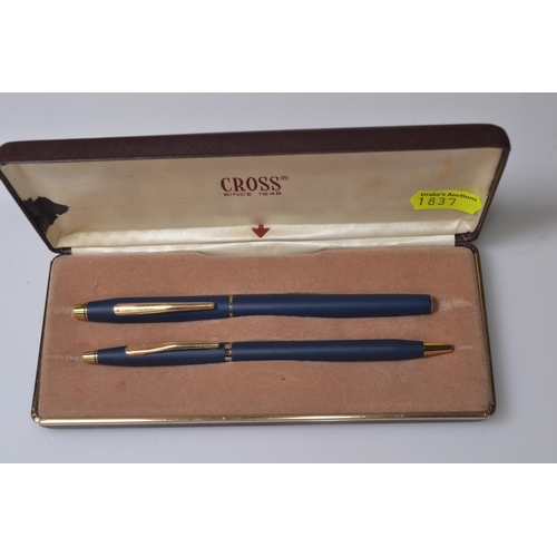 467 - Boxed set of a Cross rollerball & ballpoint pen