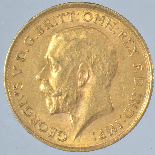 6 - 1912 George V half sovereign