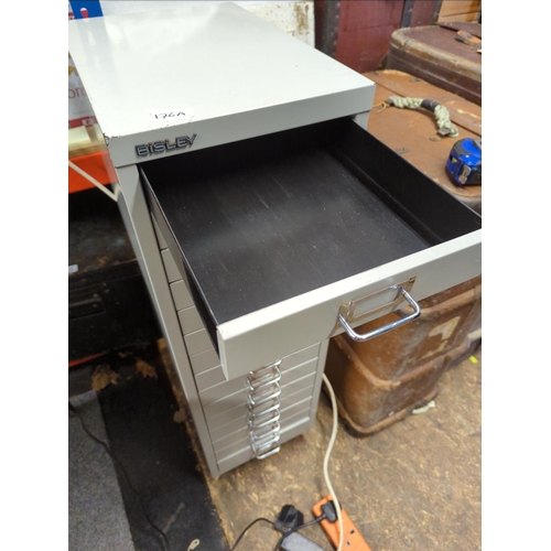 176A - 15 drawer Bisley unit. H95cm.