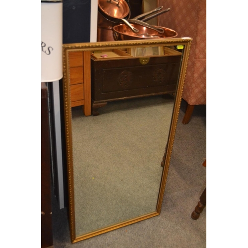 1140 -  Mirror gilt framed. w51 h97