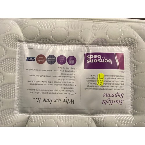 1153 - Bensons for beds Starlight supreme double mattress