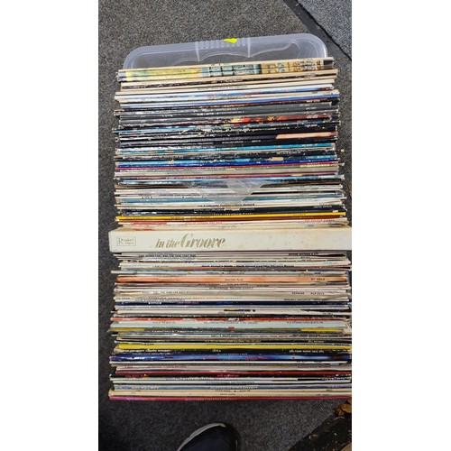 271 - 3x boxes of vinyl albums, inc. Abba, The Pretenders, Murf (signed) etc.