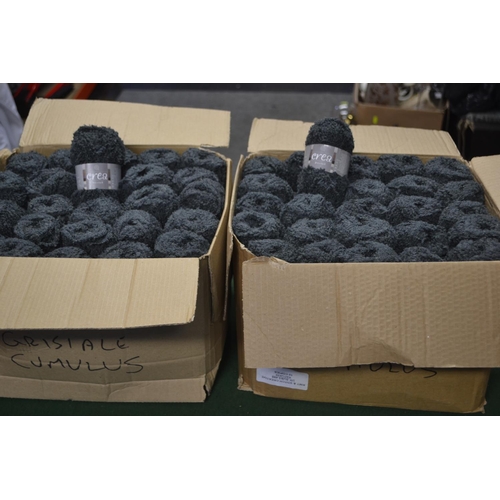 68 - 2x boxes of yarn. Both 50x Grisiale Cumulus. 