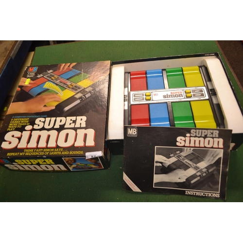 84 - Boxed Super Simon by MB Electronics vintage game