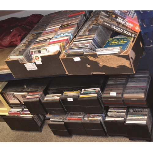 92 - Large quantity of CD's, mostly albums, includes collectors Blues set