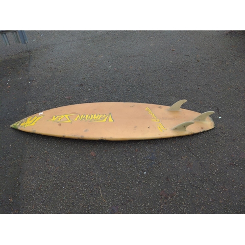 2 - Vintage Vitamin Sea surf board by Ted Ciastula (UK Surf hall of fame). Produced in Newquay circa 197... 