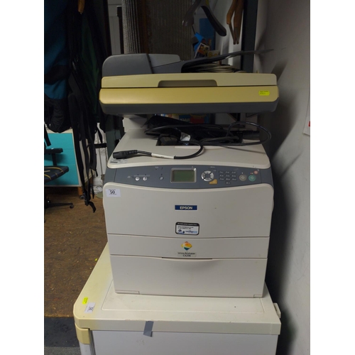 50 - Epson Aculaser CX21N colour laser printer & photo copier