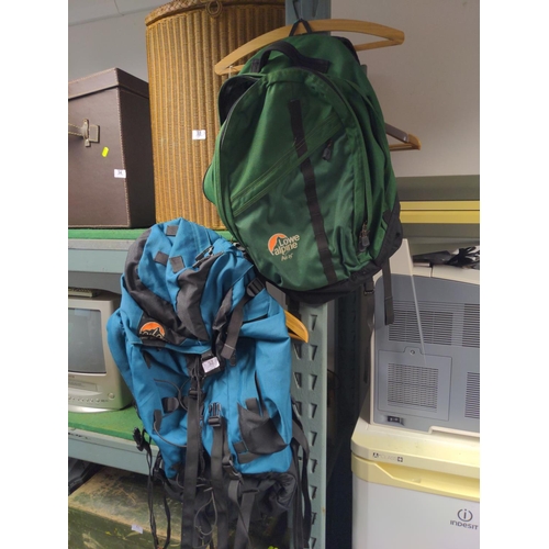 52 - 2x Lowe Alpine rucksacks.