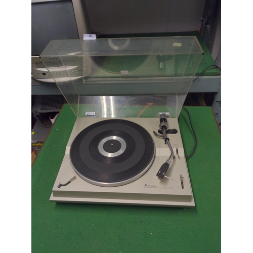 61 - Mitsubishi DP-210 turntable working