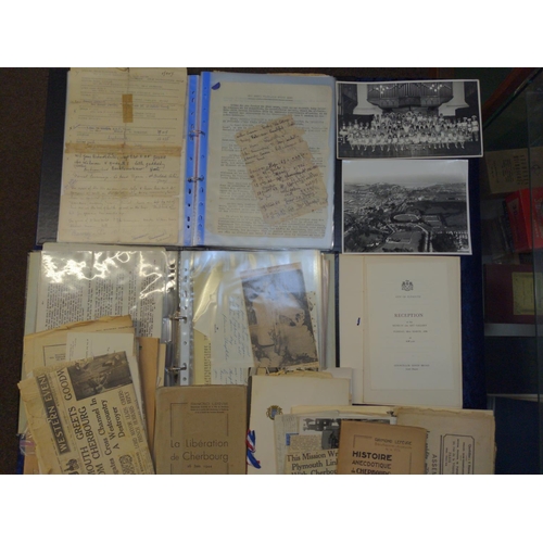 352 - Collection of ephemera, mostly relating to Cherbourg