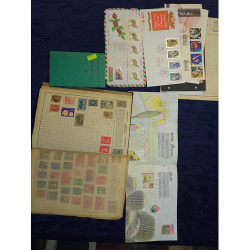 355 - British & world stamps including three albums, loose, & books, together with a meerschaum pi... 