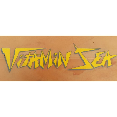 2 - Vintage Vitamin Sea surf board by Ted Ciastula (UK Surf hall of fame). Produced in Newquay circa 197... 