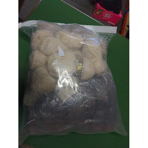 38 - Bag of mixed wool inc. Rowan, Colinette and Sirdar tweed wool