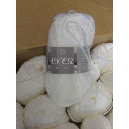 55 - 50 acrylic yarn balls, Harmony Pearl.