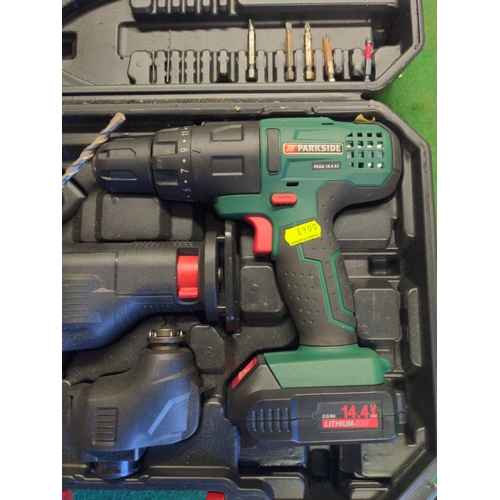 90 - Parkside 14.4v 4-in-1 cordless combination tool