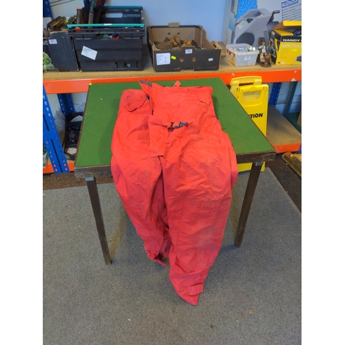 94 - Henry Lloyd jacket, size XL, together with 3x sailing trousers