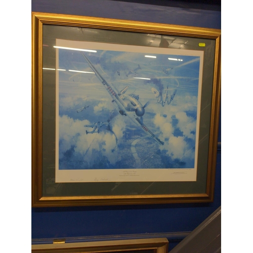 207 - Print of H.M.S Upholder by David Brackman & a Michael Turner signed ltd. ed. print 'A Wing &... 