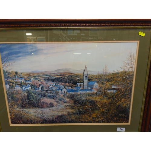 241 - 3 framed prints comprising: Tavistock,  Dartmoor, Below Great Nodden by Arthur Read & signe... 