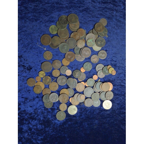 368 - Two tins of mostly British coins, including Georgian, gross weight including tins 1.29kg