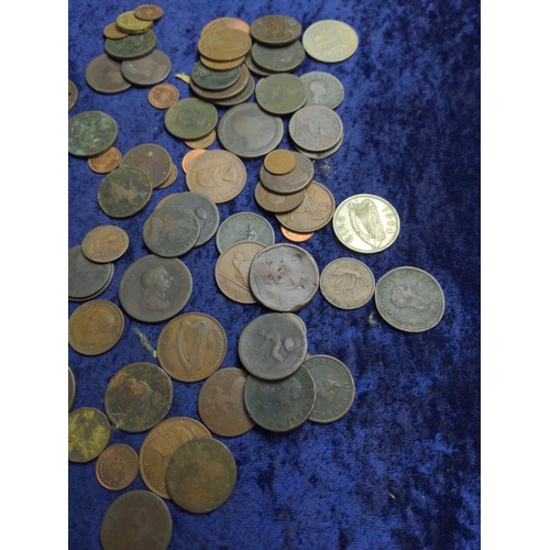 368 - Two tins of mostly British coins, including Georgian, gross weight including tins 1.29kg