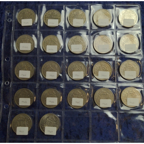 373 - Tub & two sleeves of British & Jersey coins, including some commemorative, gross weight incl... 