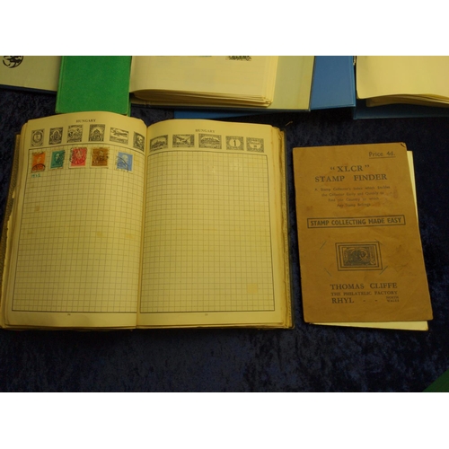 387 - British & world stamps including three albums, loose, & books, together with a meerschaum pi... 