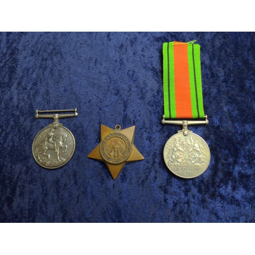 458 - A collection of medals and badges inc. The Khedive's Star 1884, WWI British War Medal (176195 DVR.D.... 