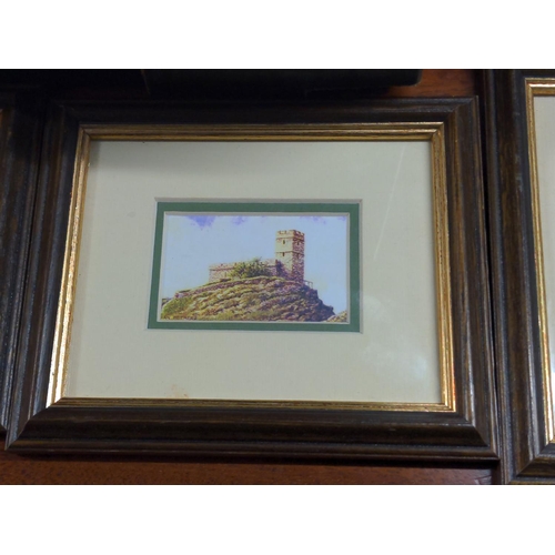 523 - Collection of 5 Ian Pethers prints (Gunnislake Studio) plus two Harding original water colours, Tavi... 