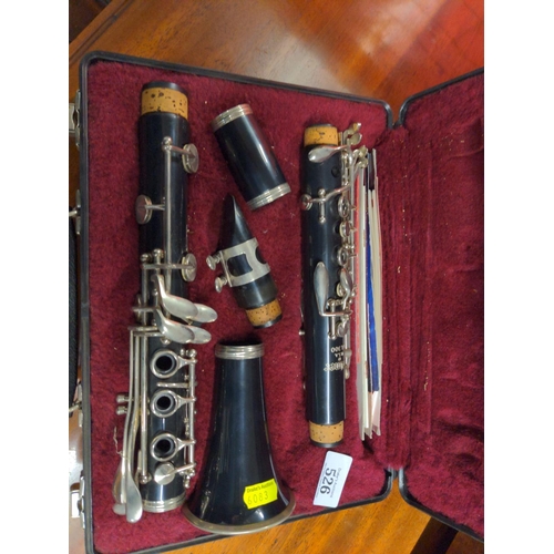 526 - Selmer USA CL300 Clarinet in lined case.