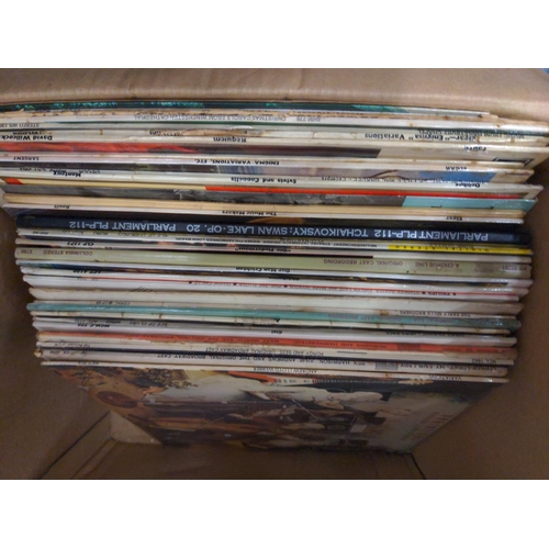 722 - Collect of vinyl. Jazz & easy listening & musicals over 3 boxes.