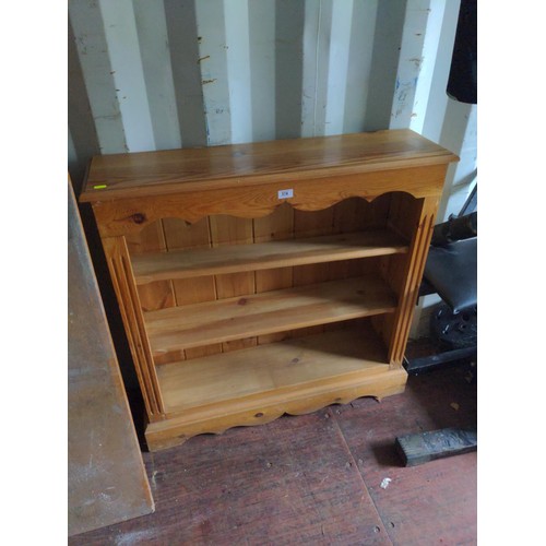 174 - Pine book shelves x3 W 95 D25.5 H 94cm