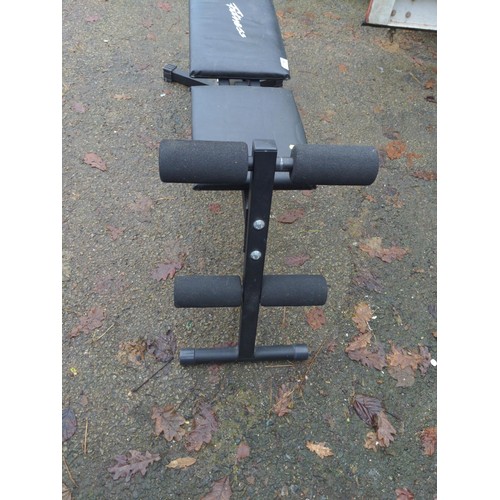 176 - York fitness weight bench with adjustable angles. 