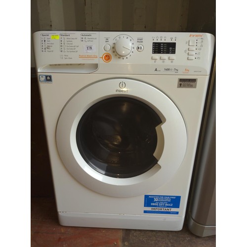 178 - Indesit Innex A class 1400 7KG WITH drier at 5k 