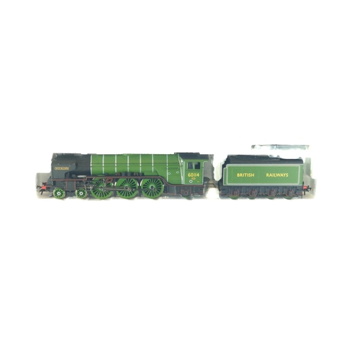 107 - Class A1 60114 W.P.Allen Doncaster Green BR. Manufactured by Bachmann. Makers Catalogue no 32-554