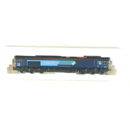 110 - Class 66 Diesel 66407 Direct Rail Sevices, DCC ready. Manufactured by Bachmann. Makers Catalogue no ... 