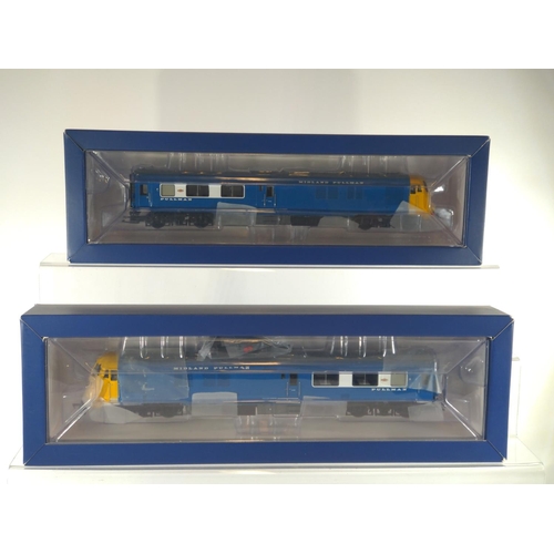 2 - Midland Pullman 6 car unit Nanking Blue with yellow ends - DCC on board. Manufactured by Bachmann. M... 