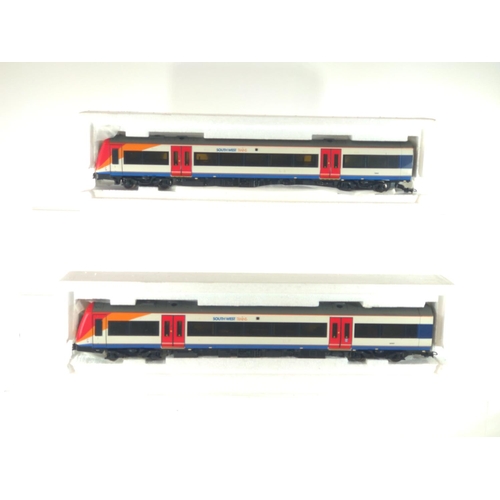 31 - 170/3 Turbostar 2 Car DMU Southwest Trains. Manufactured by Bachmann. Makers Catalogue no 32-452A