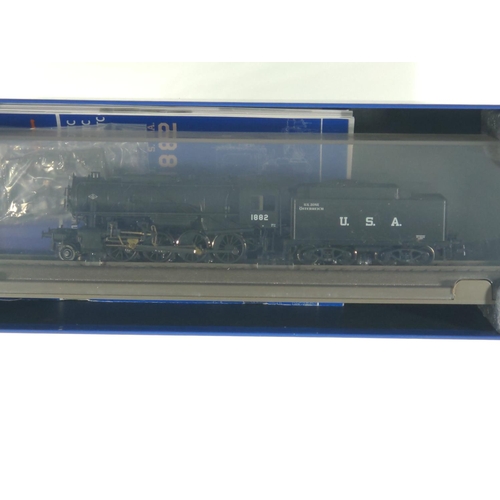 365 - HO USATC S160 1882 Steam Locomotive, DCC ready. Manufactured by Roco. Makers Catalogue no 72152