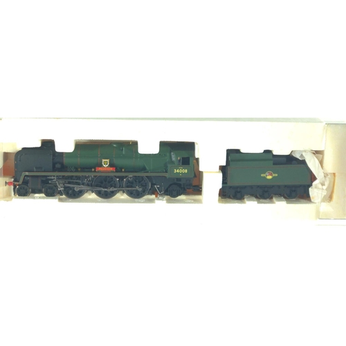 401 - BR 4-6-2 Rebuilt West Country 14008 Padstow, DCC ready. Manufactured by Hornby. Makers Catalogue no ... 