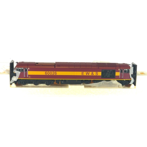 46 - EW&S C0-Co Diesel Electric Class 60 Locomotive, DCC ready. Manufactured by Hornby. Makers Catalogue ... 